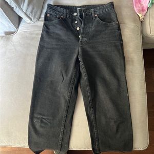 ZARA Women’s Size 4 Black Slim Fit - Straight Leg - High Rise Jeans